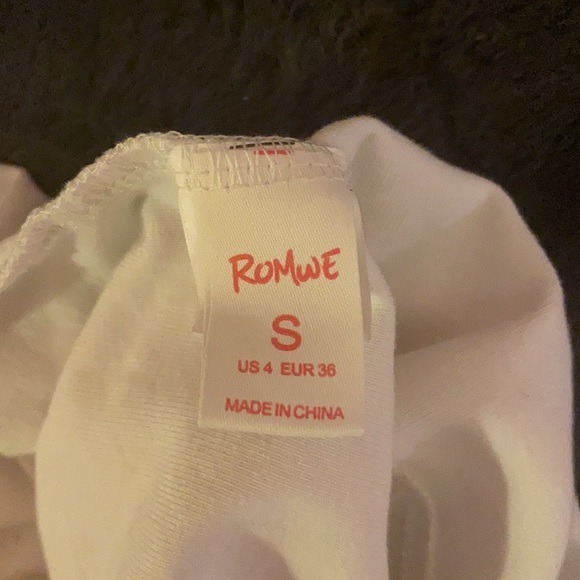 ROMWE white cami - Picture 3 of 3